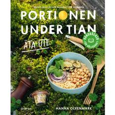 Portionen under tian äta ute