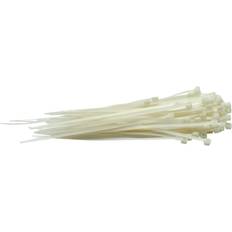 Draper 70392 White Cable Ties 3.6 x 150mm 100pc