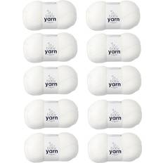 Yarn & Needlework Supplies Korbond Korbond Baby Yarn 10 x 100g Pack White White