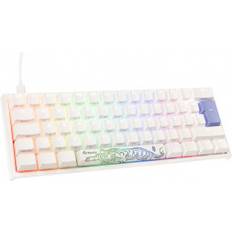 Tastiere Ducky DKON2061ST USB QWERTZ Tedesco Bianco