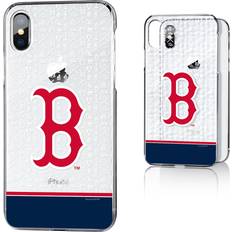 Keyscaper Boston Red Sox iPhone X/Xs Stripe Clear Case