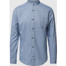 Man - Slim Tops Jack & Jones Comfort Fit Casual Shirt Blue