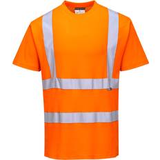 Portwest Tøj Portwest Bomulds komfort kortærmet t-shirt Orange Størrelse: XXXL