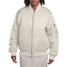 Nike Women's Sportswear Reversible Varsity Bomber Jacket - Light Orewood Brown/Sail