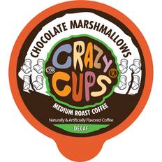 Sugar Free K-cups & Coffee Pods Crazy Cups Decaf Chocolate Marshmallows Medium Roast Coffee 0.5oz 22