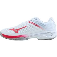 Mizuno Wave Exceed Tour Cc W White Rose Red Nimbus Clou, Female, Sko, Træningssko, Hvid