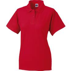 Jerzees Jerzees Colours Ladies 65/35 Hard Wearing Pique Short Sleeve Polo Shirt Classic Red