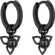 Gris Boucles d'oreilles Tamaris Créoles TJ-0123-E-15 Acier inoxydable Noir