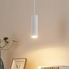 Linen Pendant Lamps Lindby Track 1-Phase 'Linaro' modern Pendant Lamp