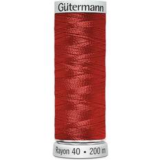 Rød Sytråd Gutermann No 40 Sulky Rayon Embroidery Thread 1317
