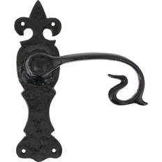 Building Materials From The Anvil 83694 Black Curly Lever Latch