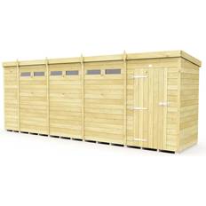 Sheds on sale Dakota Fields 19ft 4ft Pent Security Shed Single Door (Building Area )