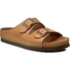 Nubuck Slippers Scholl Air Bag Nublined-U Medical Professional Shoe - Beige