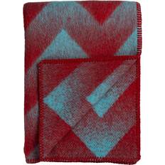 Røros Tweed Lynild Plaid Tæppe Rød (200x)