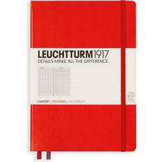 Leuchtturm Fournitures de bureau Leuchtturm A5 Hardcover Port Red Squared