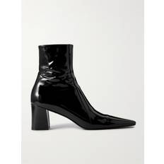 Saint Laurent Stiefel & Boots Saint Laurent Ankle Boots aus Lackleder Schwarz