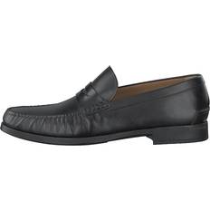 Herre Loafers BOSS Riviera_mocc_ltpe Black, Male, Sko, Flade sko, loafers, Sort, 10,5