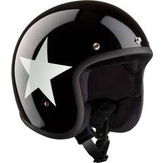 Bandit Motorcycle Helmets Bandit ECE Jet Star Jet Helmet, black-white, for Men