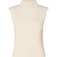 Dame - Natur Gensere Selected Femme Caro SL Knit Top Birch