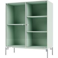 Plata/Cromo Vitrinas de cristal Montana Furniture Ripple II Mint Glass Cabinet 69.6x82.2cm