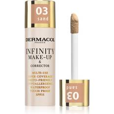 Dermacol Makeup Dermacol Infinity Foundation med fuld dækning SPF 15 Skygge 03 Sand 20 g