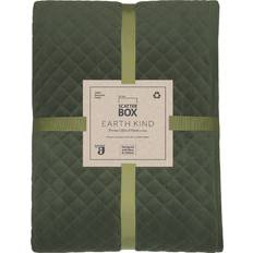 Scatter Box Erin Geometric Velvet Blankets Green