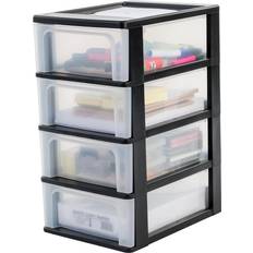 Plastic storage drawers Plastic Drawers Black Storage Box 1.8gal