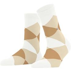 Fabric - Woman Socks Burlington Socken Bonnie, Rautenmuster, Bio-baumwolle für Damen 36-41 Mehrfarbig