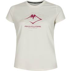 Beige - Löpning Överdelar Asics Fujitrail Logo SS Top