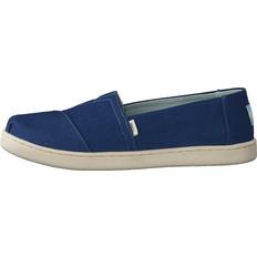 Toms Sko Toms Plnt Dyed Indg Cvs Yt Alpr Esp Indigo, Unisex, Sko, Flade sko, slip-on, Blå 32,5