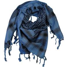 Tørklæde - Scarf - Blå/Sort