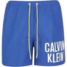 Calvin Klein Herre Badebukser Calvin Klein Logo Recycled Polyester Swim Shorts, Dark Atoll