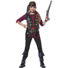 Pirates Costumes California Costumes renegade pirate girls black/red