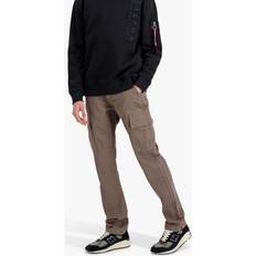Alpha Industries Jeans Herre Taupe Streetwear Agent Pant - Brun