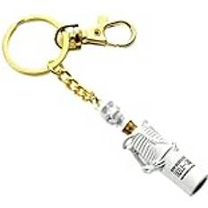 3D Metal Keyring - Grey