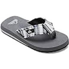 Quiksilver Monkey Abyss Flip Flops Sandals - Grey
