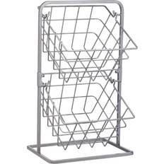 KitchenCraft Industrial Silver Korg 25cm