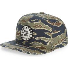 Brixton Kepsar Brixton Oath III Snapback Hat Camo Green One