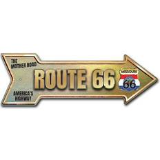 Plastic Wall Decor SignMission 6 18 & Direction Sticker Vinyl Route Wall Decor