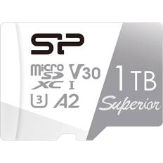 Silicon Power 1TB Superior Micro SDXC UHS-I U3 V30 4K A2, Compatible with Nintendo-Switch, Steam Deck, High Speed MicroSD Card with Adapter