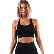 Nahtlos Tanktops BLACC Hatha Seamless Crop Top - Black