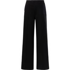 Reebok Donna Pantaloni Reebok Cotton-jersey Wide-leg Track Pants Womens Black