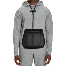 Elastane/Lycra/Spandex - Men Jumpers On Men's Hoodie - Grey