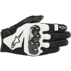 Skinn Motorcykelhandskar Alpinestars SMX-1 Air V2 Black/White Herr