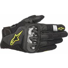 Anpassat till motocross Motorcykelhandskar Alpinestars SMX-1 Air V2 Black/Yellow Fluorescent Herr