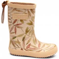 bisgaard Fashion Rubber Boots - Beige Leaves