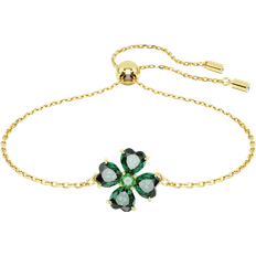 Goud Verguld - Vrouw Armbanden Swarovski Idyllia Armband - Gold/Green