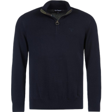 Barbour Cotton Half Zip Sweater - Navy