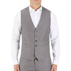 Fabric Suits Skopes Mens Harcourt Suit Waistcoat Silver