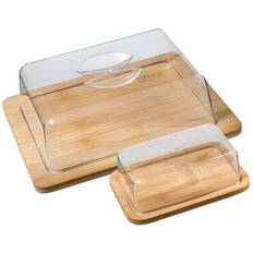 BPA-Free - Plastic Serving Platters & Trays 5 Five - Cheese Dome 2pcs